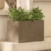 Reya Indoor/Outdoor Rectangular Planter - Concrete Gray